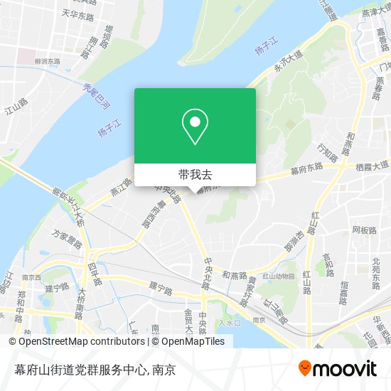幕府山街道党群服务中心地图