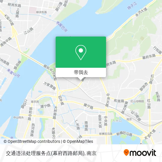 交通违法处理服务点(幕府西路邮局)地图