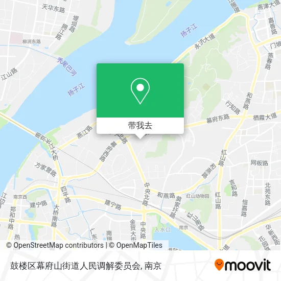 鼓楼区幕府山街道人民调解委员会地图