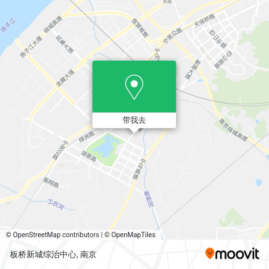 板桥新城综治中心地图