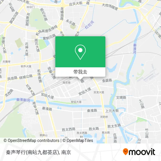 秦声琴行(南站九都荟店)地图