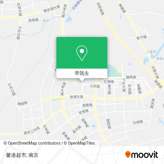馨港超市地图