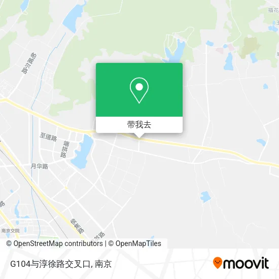 G104与淳徐路交叉口地图