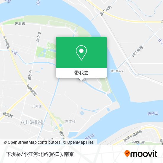 下坝桥/小江河北路(路口)地图
