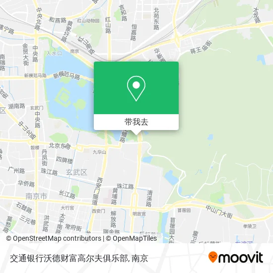 交通银行沃德财富高尔夫俱乐部地图