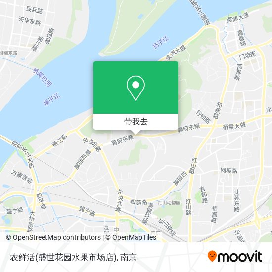 农鲜活(盛世花园水果市场店)地图