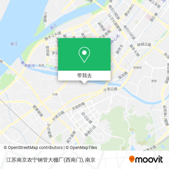 江苏南京农宁钢管大棚厂(西南门)地图