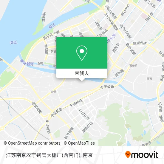 江苏南京农宁钢管大棚厂(西南门)地图