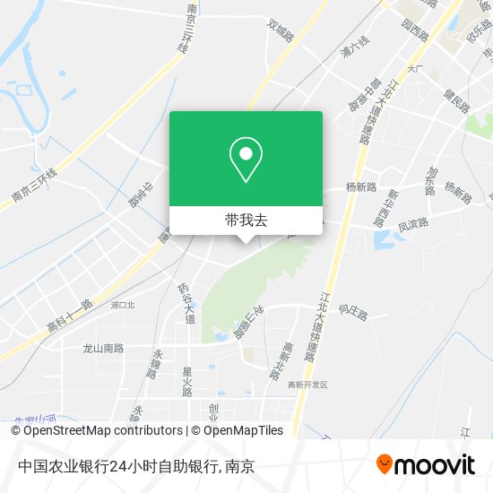 中国农业银行24小时自助银行地图
