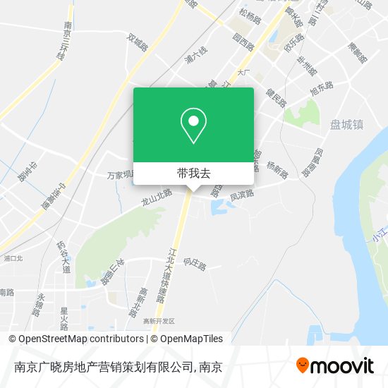 南京广晓房地产营销策划有限公司地图