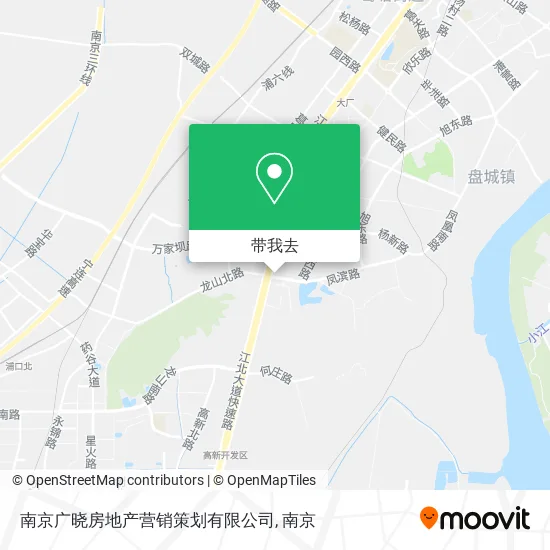 南京广晓房地产营销策划有限公司地图