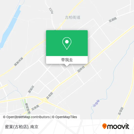 蜜菓(古柏店)地图