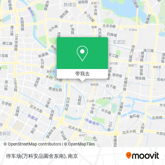 停车场(万科安品園舍东南)地图