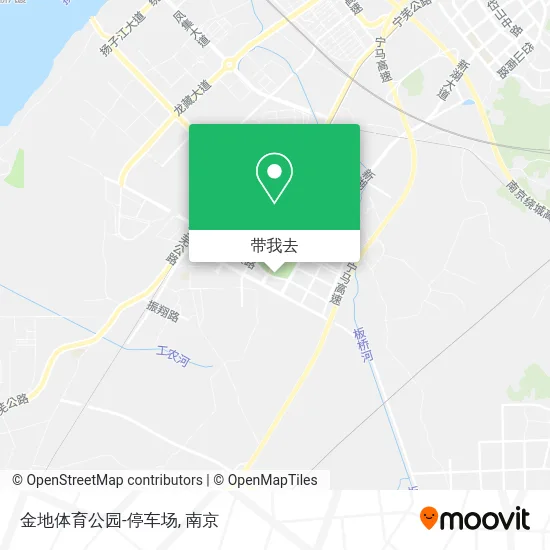 金地体育公园-停车场地图
