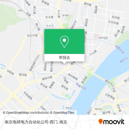 南京电研电力自动化公司-西门地图