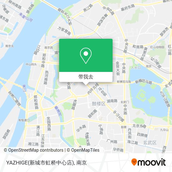 YAZHIGE(新城市虹桥中心店)地图