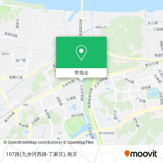 107路(九乡河西路-丁家庄)地图