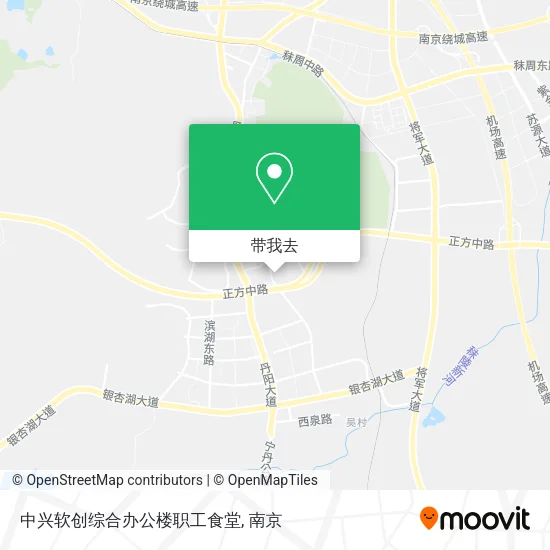 中兴软创综合办公楼职工食堂地图