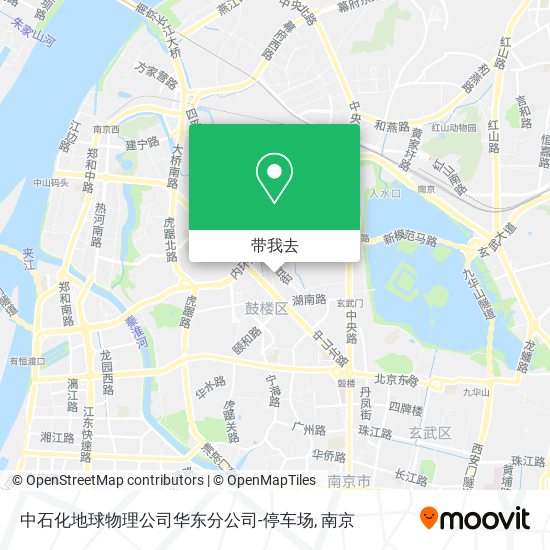 中石化地球物理公司华东分公司-停车场地图