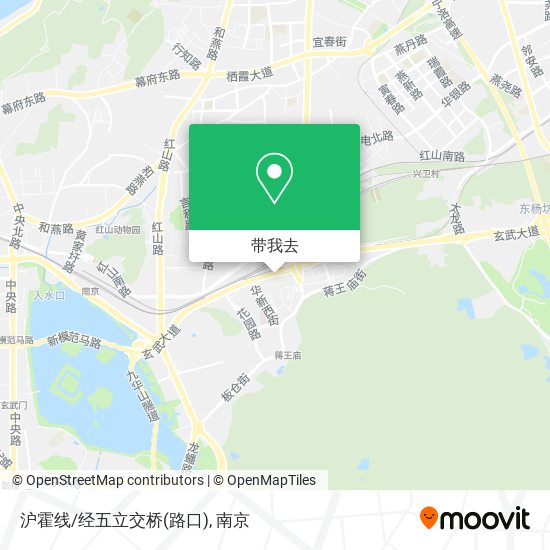 沪霍线/经五立交桥(路口)地图