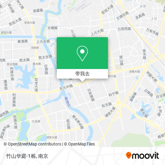 竹山华庭-1栋地图