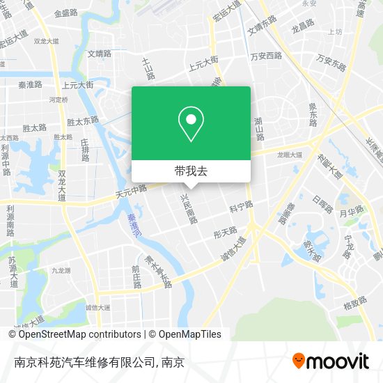 南京科苑汽车维修有限公司地图