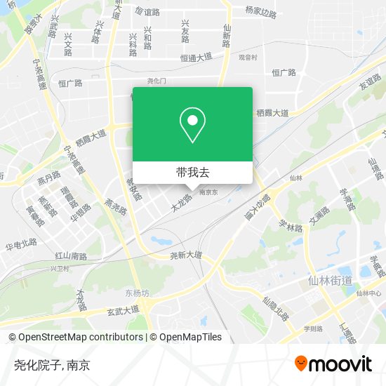 尧化院子地图