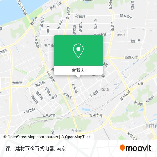 颜山建材五金百货电器地图