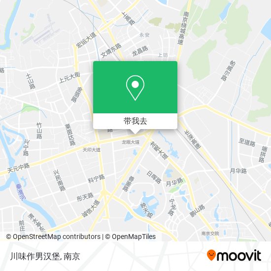 川味作男汉堡地图