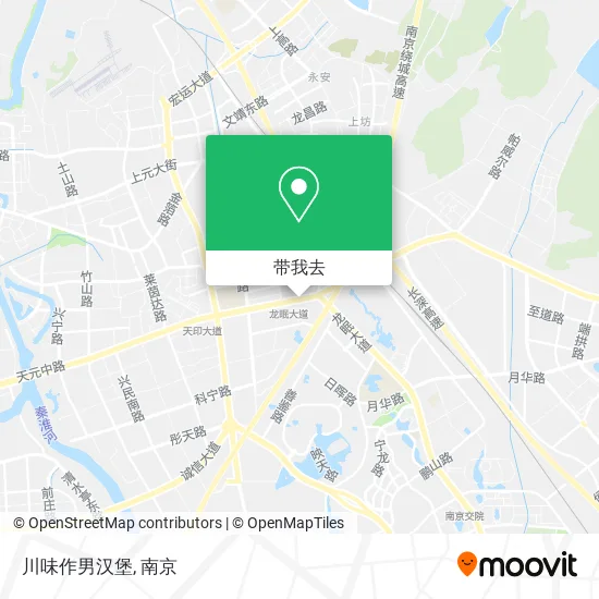 川味作男汉堡地图