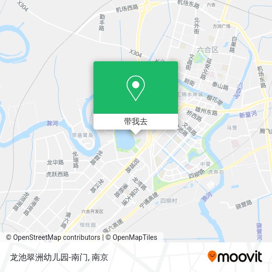 龙池翠洲幼儿园-南门地图