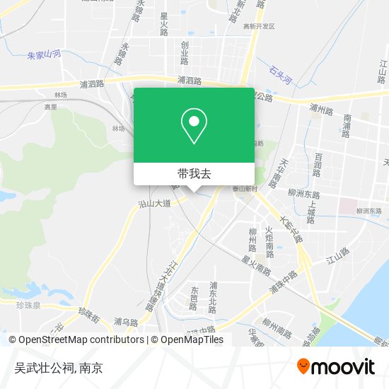 吴武壮公祠地图