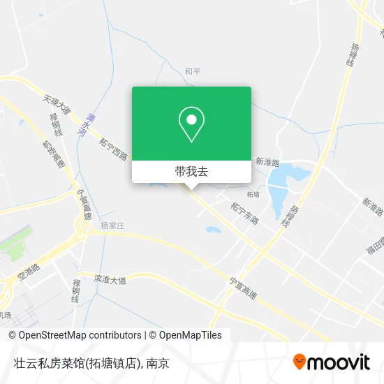 壮云私房菜馆(拓塘镇店)地图
