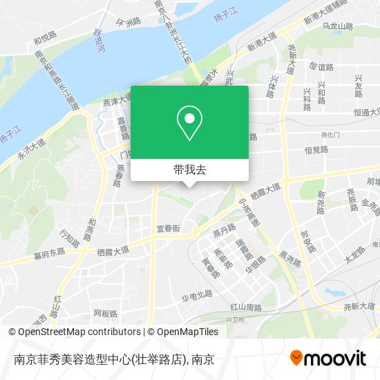 南京菲秀美容造型中心(壮举路店)地图