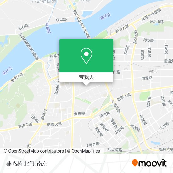 燕鸣苑-北门地图