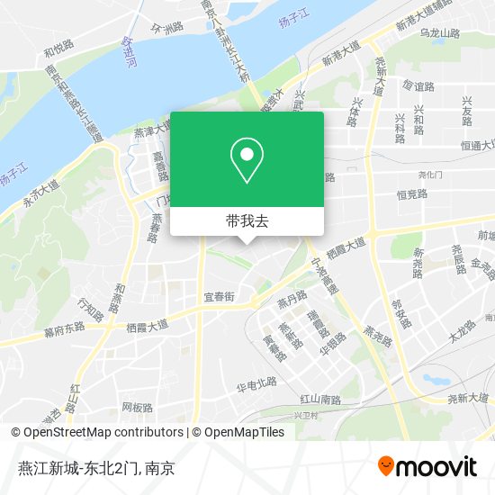 燕江新城-东北2门地图