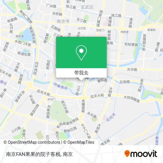 南京FAN果果的院子客栈地图