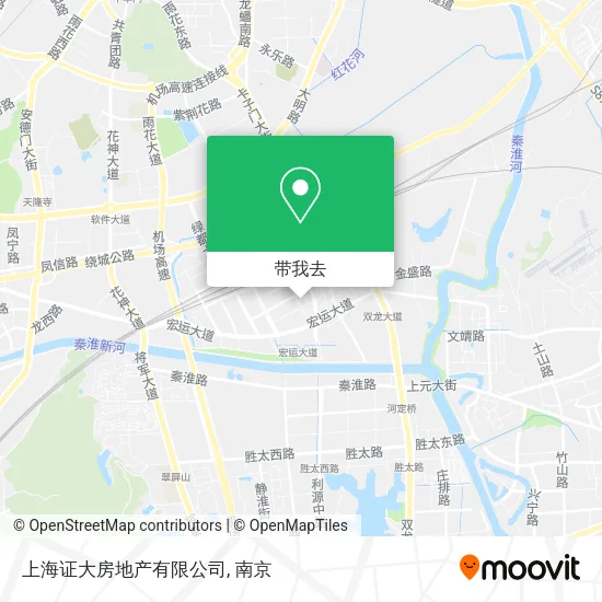 上海证大房地产有限公司地图