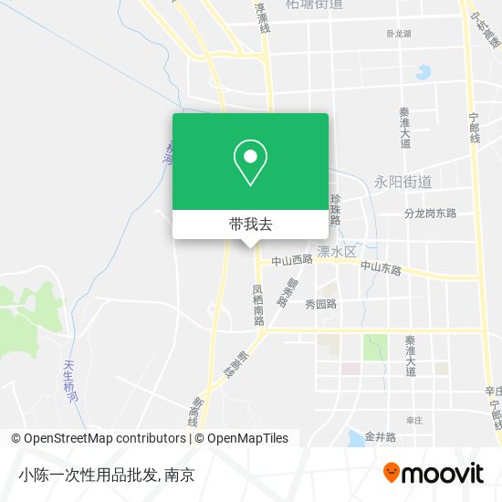 小陈一次性用品批发地图