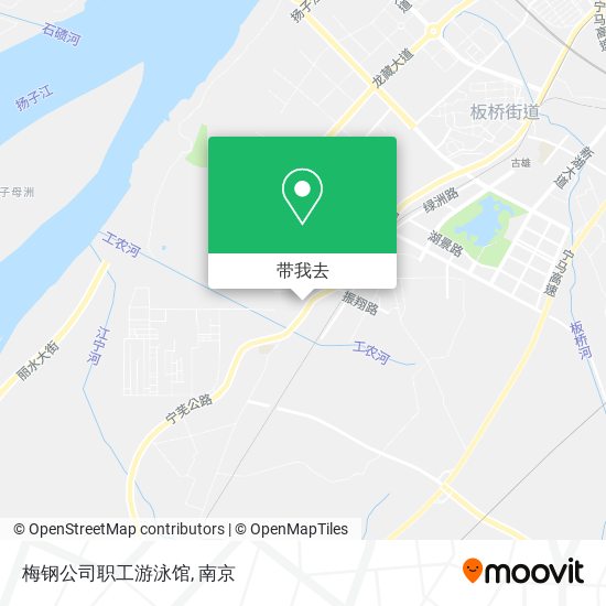 梅钢公司职工游泳馆地图
