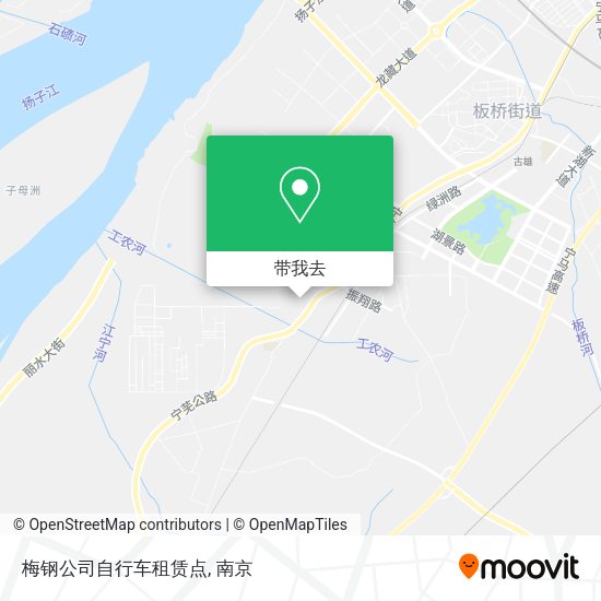 梅钢公司自行车租赁点地图
