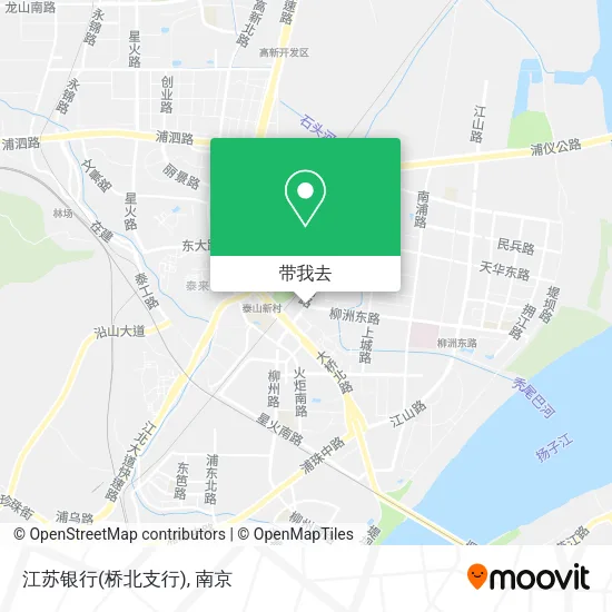 江苏银行(桥北支行)地图