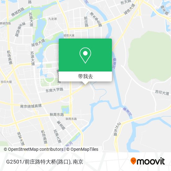 G2501/前庄路特大桥(路口)地图