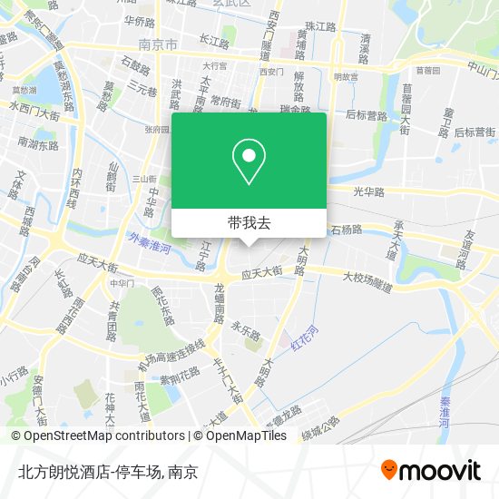 北方朗悦酒店-停车场地图