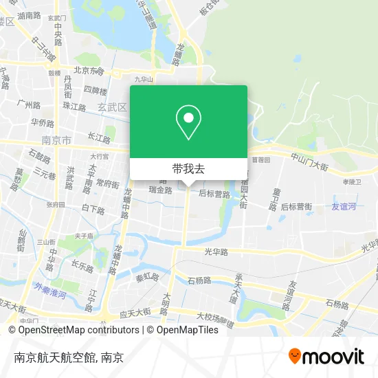 南京航天航空館地图