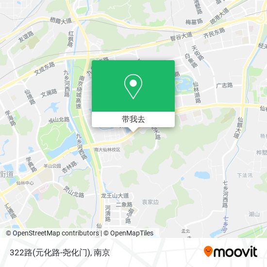322路(元化路-尧化门)地图