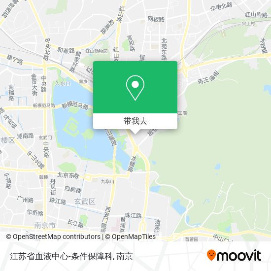 江苏省血液中心-条件保障科地图