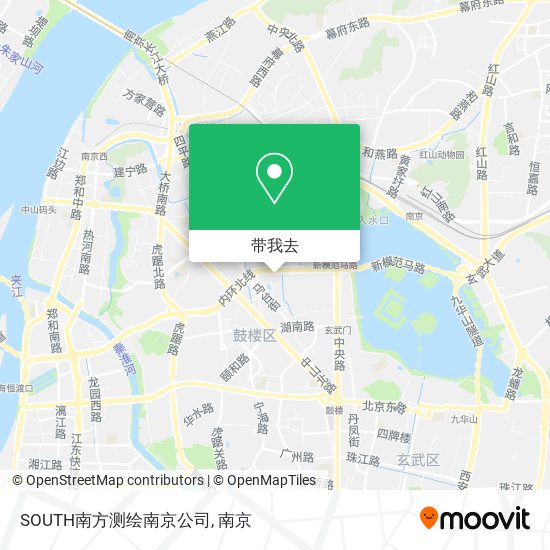 SOUTH南方测绘南京公司地图