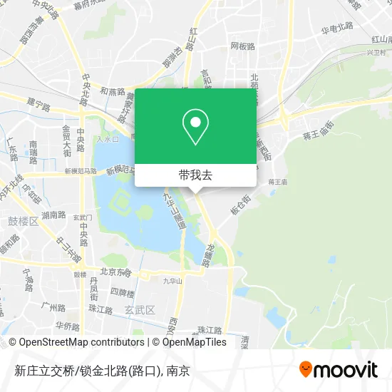 新庄立交桥/锁金北路(路口)地图