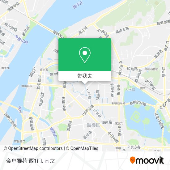 金阜雅苑-西1门地图